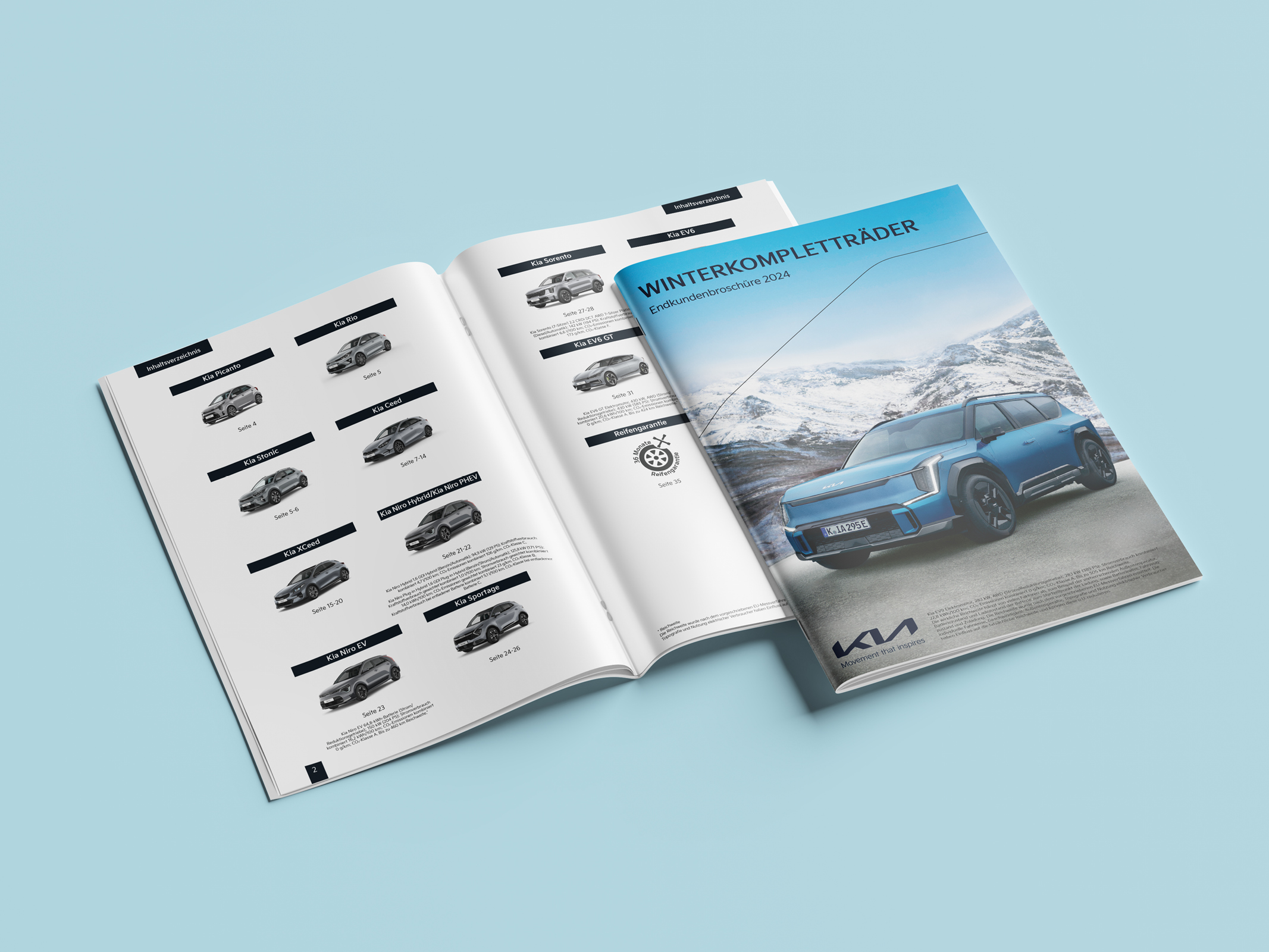 Beispiel Broschüre Kia Deutschland GmbH